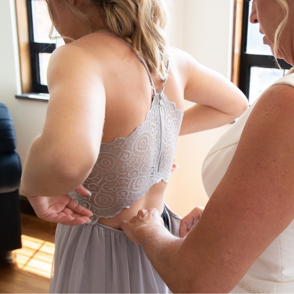 Women’s Emerald Sundae Maxi Prom Dress - Picture 4 of 6